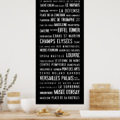 Poster Paris (Cuisine)