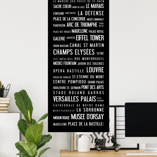 Poster Paris (Bureau à domicile)