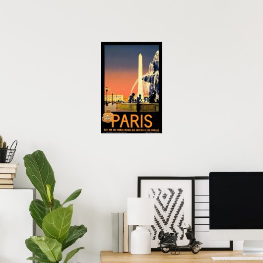 Poster Paris (Bureau à domicile)