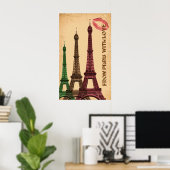 Poster Paris (Bureau à domicile)