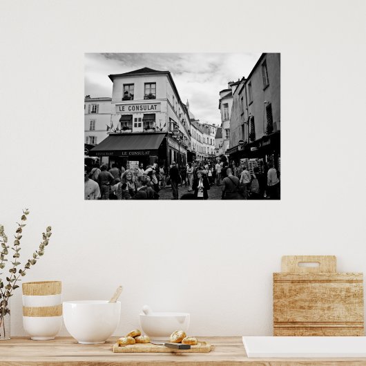 Poster Paris (Cuisine)