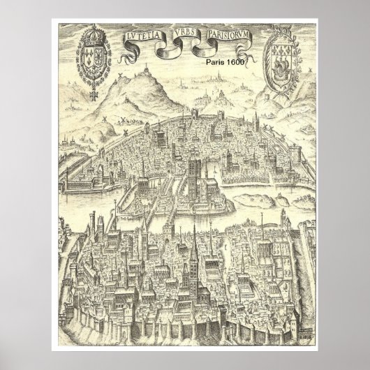 Poster Paris 1600 (Devant)