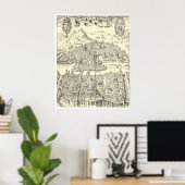 Poster Paris 1600 (Bureau à domicile)