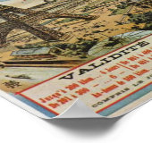 Poster Paris 1889 - Exposition Universelle Weltausstellun (Coin)