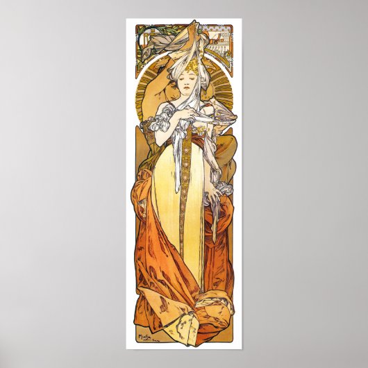 Poster Paris 1900, Alphonse Mucha (Devant)