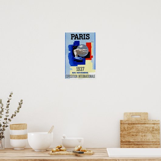 Poster Paris 1937 ~ Exposition internationale (Cuisine)