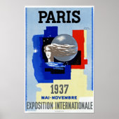 Poster Paris 1937 ~ Exposition internationale (Devant)