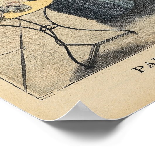 Poster Paris à six heures du matin (Coin)