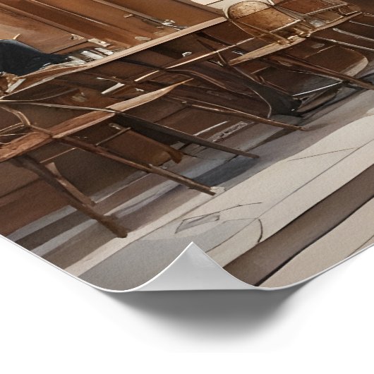 Poster Paris aquarelle (Coin)