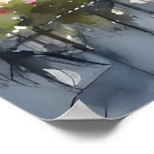 Poster Paris aquarelle (Coin)