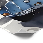 Poster Paris aquarelle (Coin)