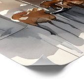 Poster Paris aquarelle (Coin)