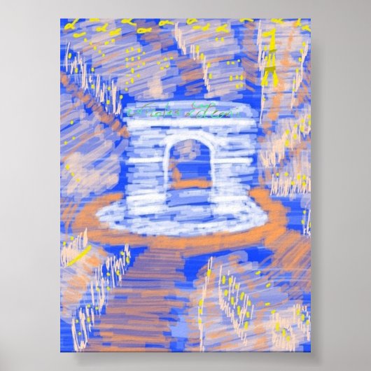 Poster Paris Arc de Triomphe (Devant)