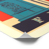 Poster Paris Arc de Triomphe Voyage vintage France (Coin)