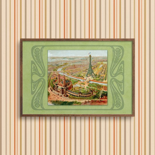Poster Paris Art Print Nouveau