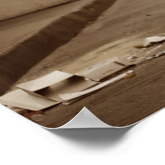 Poster Paris Bicycling (Coin)