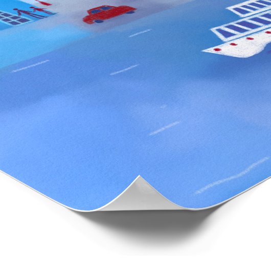 Poster Paris Blues (Coin)