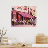 Poster Paris Cafe Bar (Keuken)