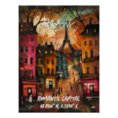 Poster París: Capital Romántica (Devant)