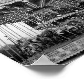 Poster Paris Carousel B&W (Coin)