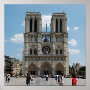 Poster Paris - Cath�drale Notre-Dame -