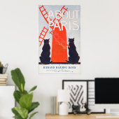 Poster Paris Cats (Bureau à domicile)