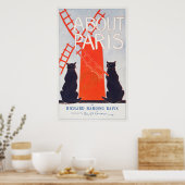 Poster Paris Cats (Cuisine)
