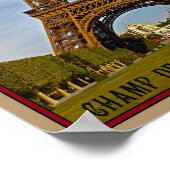 Poster Paris - Champ de Mars (Coin)