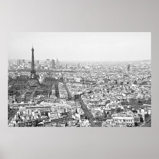 Poster Paris depuis Above VI (Devant)