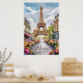 Poster Paris Dreamscape Avec Tour Eiffel (Cuisine)