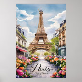 Poster Paris Dreamscape Avec Tour Eiffel (Devant)