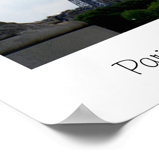 Poster Paris En août (Coin)