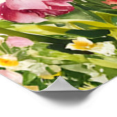 Poster Paris en fleurs (Coin)