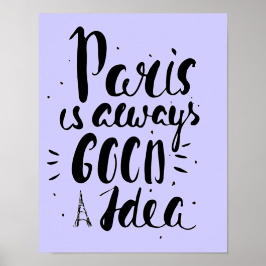 Poster Paris Est Toujours Une Bonne Idée (Devant)