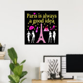 POSTER PARIS EST TOUJOURS UNE BONNE IDÉE (Bureau à domicile)
