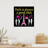 POSTER PARIS EST TOUJOURS UNE BONNE IDÉE (Cuisine)