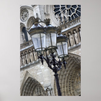 Poster paris - feu de rue