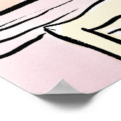 Poster Paris Fiançailles, cadeau d'anniversaire (Coin)