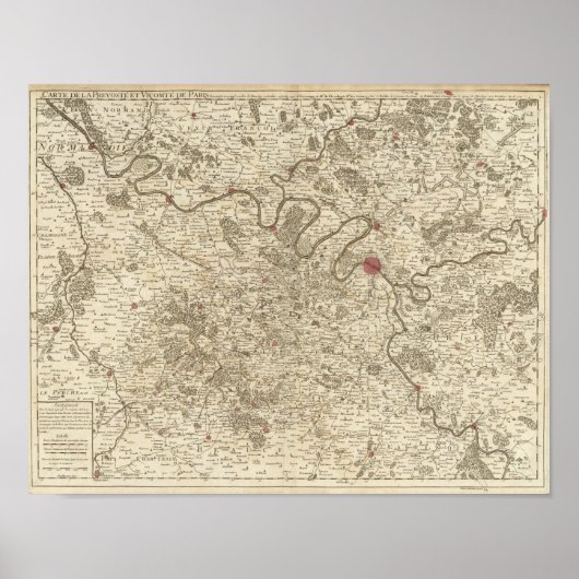 Poster Paris France (Devant)