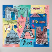 Poster Paris, France (Devant)