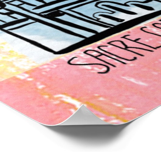 Poster Paris, France (Coin)