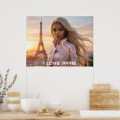 POSTER PARIS - FRANCE (Cuisine)
