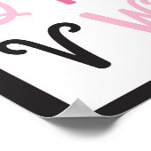 Poster Paris France Alphabet A à Z en noir (Coin)