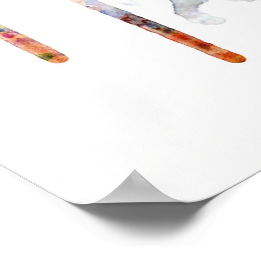 Poster Paris France Skyline (Coin)