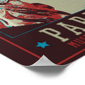 Poster Paris France, victoire ailée Musée du Louvre (Coin)