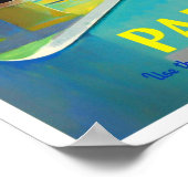 Poster Paris France vintage travel (Coin)