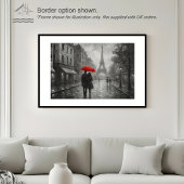 Poster Paris in the Rain – Wall Art Print