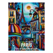 Poster París: La Ciudad del Amor y la Luz. (Devant)