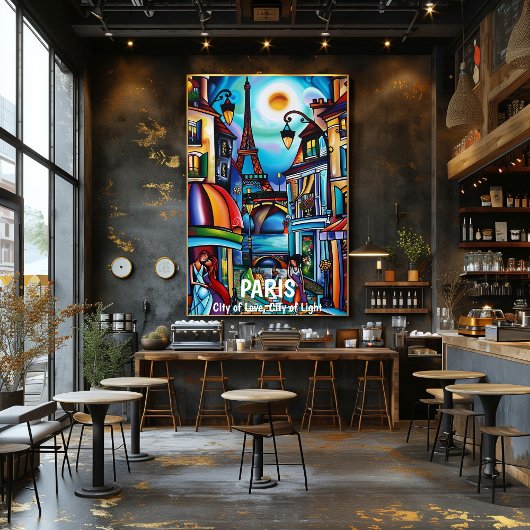 Poster París: La Ciudad del Amor y la Luz.