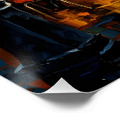 Poster Paris la nuit (Coin)